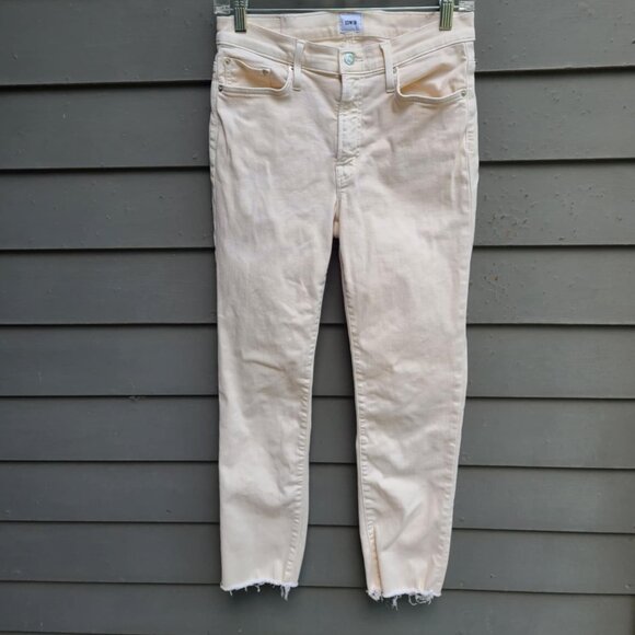 Edwin Off White Jeans with Frayed Hems size 27 - Picture 1 of 9